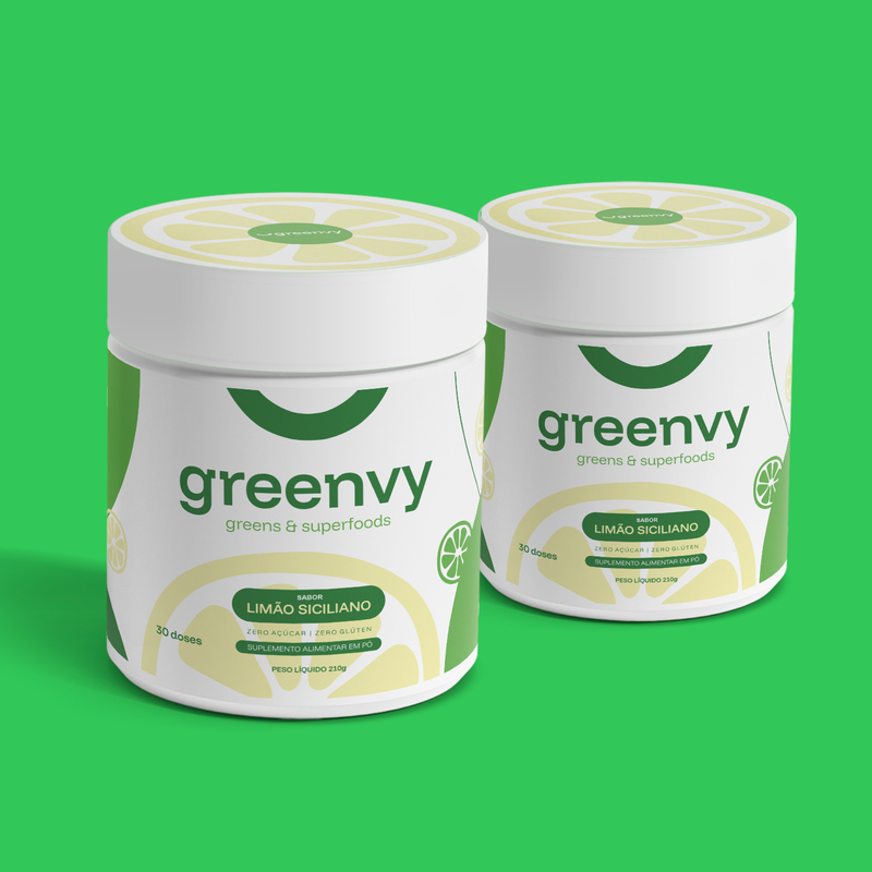 Greenvy Greens & Superfoods – Limão Siciliano - 2 Meses